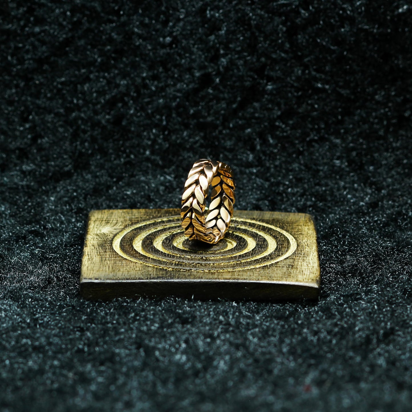Krishnaa Jewels Pure Copper Braided Twist Eternity HandCrafted Ring Gift Jewelry for Men and Women (13.5)