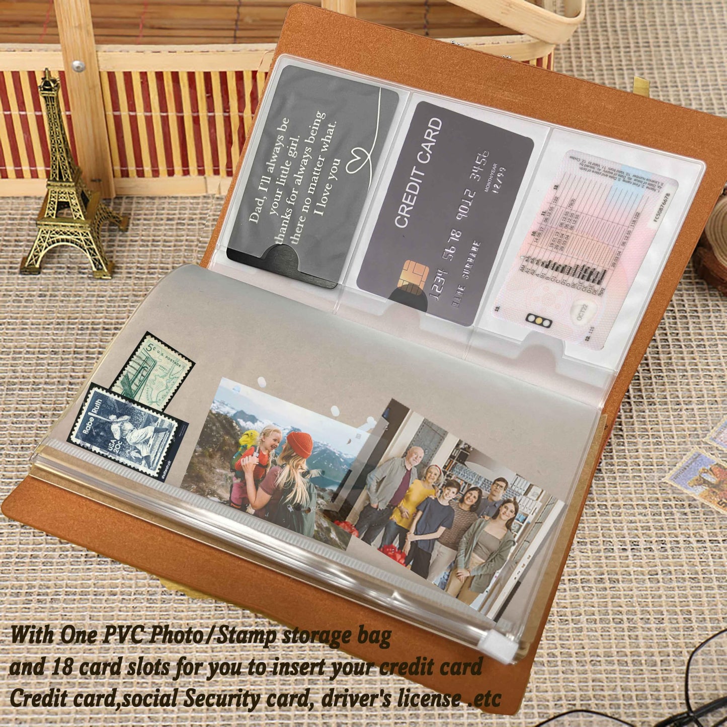 ZVMIS Travel Memory Journal-Making Memories One Campsite at a Time-Travel Enthusiast Camper Birthday Christmas Graduation Retirement Gift for Traveler-Refillable Travel Photo Diary Keepsake Notebook