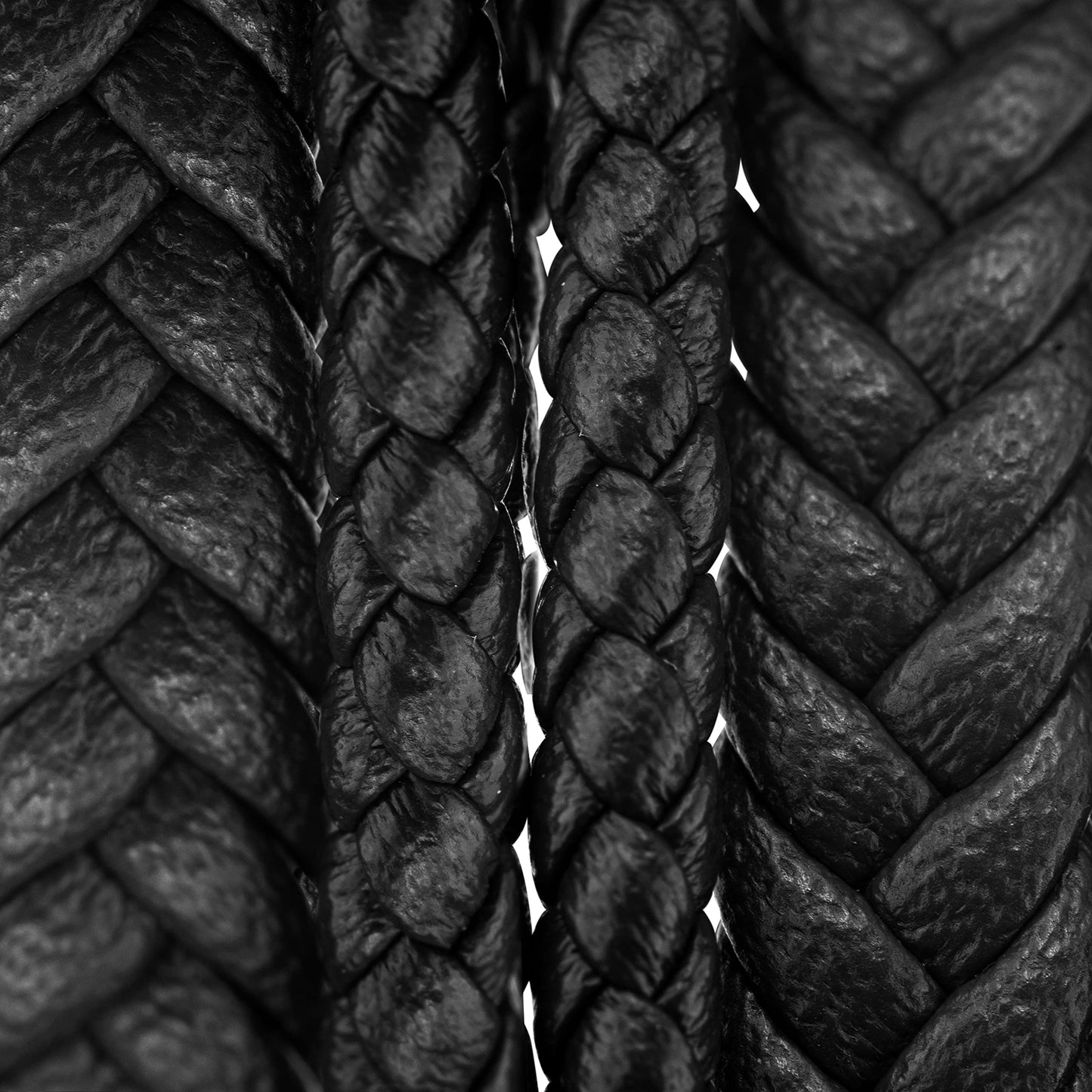 SERASAR 46cm Pulseras para Hombres Black Leather Bracelets for Men Brown Cowhide Gift Box Braided Bracelet Stainless Steel Jewelry Wrist Band Chain Rope Bangle regalo