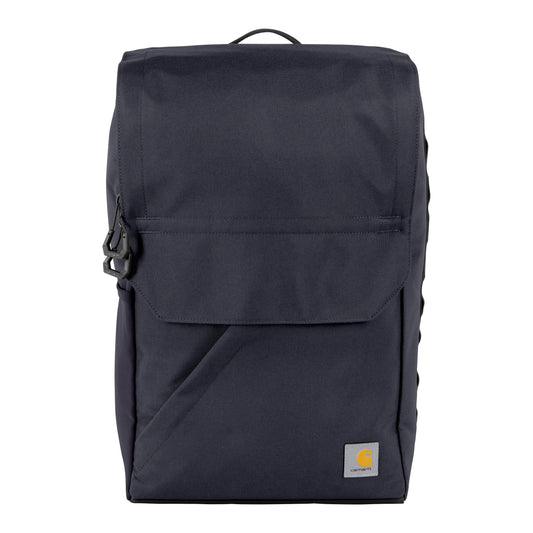 Carhartt 21L Top-Load Backpack, Durable Water Resistant Coated Canvas Base W/ 17" Laptop Sleeve, Bluestone