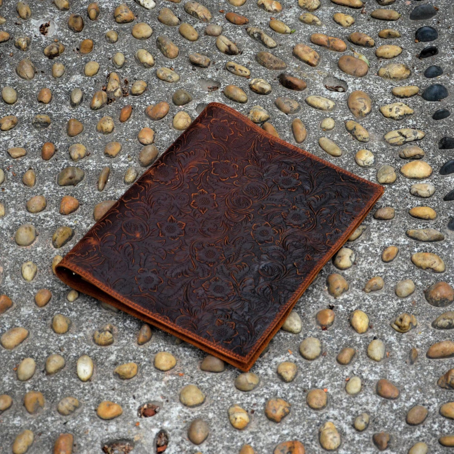 Leather Binder Handmade By JJNUSA, 3 Ring Binder, 1" Round Rings, Organizer Planner for A4 8.5" x 11" Notepad Notebook Documents