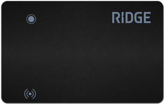 Ridge Wallet Tracker Card Compatible with Apple Find My, Slim Tracking Card - Wallet Finder, Item Locator for Luggage Tags, Passports, Phone - MFi Certified, IPX67 Water Resistance