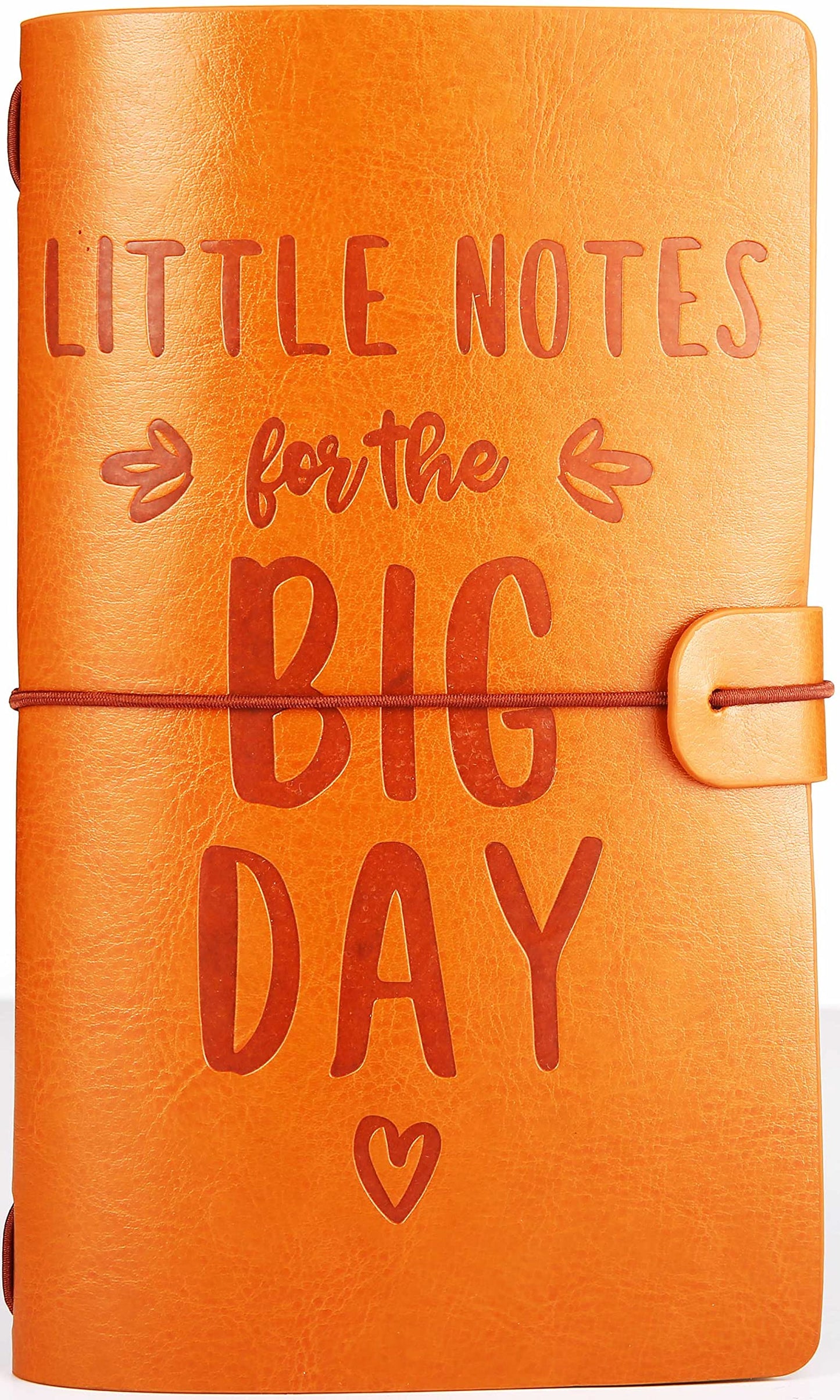 FYSIA And So Gift the Adventure Begins-Bride Bridal Shower Gift-Little Notes for the Big Day-Planning Notebook-Refillable Photo Diary Journal Notebook-Wedding Checklist Record Present