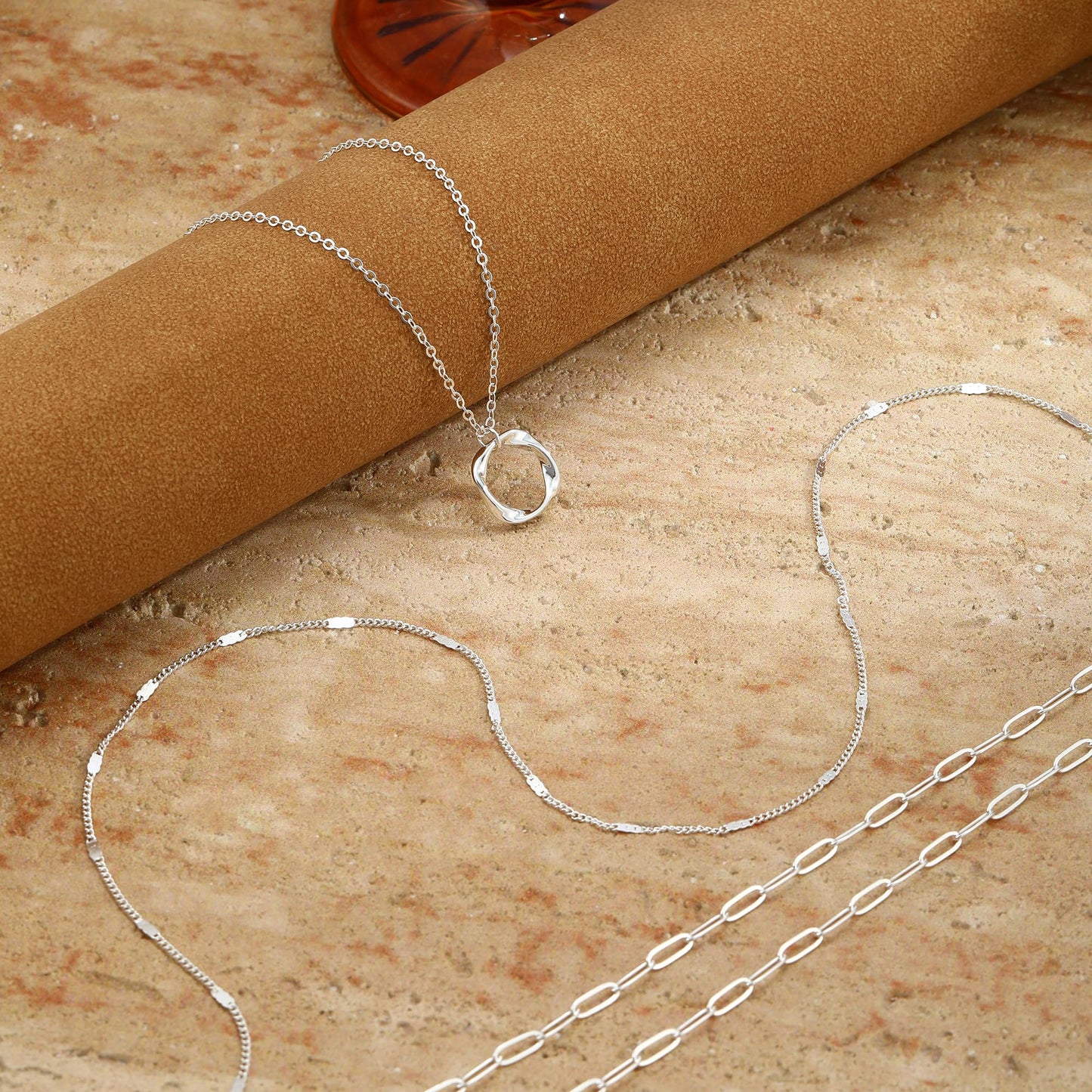 MFRYK Gold Necklaces for Women,14K Gold/Silver Plated Choker Layered Necklace Dainty Pearl Disc Cross Circle Heart Pendant Chain Stackable Necklaces, Multilayer Jewelry Set Gifts for Women