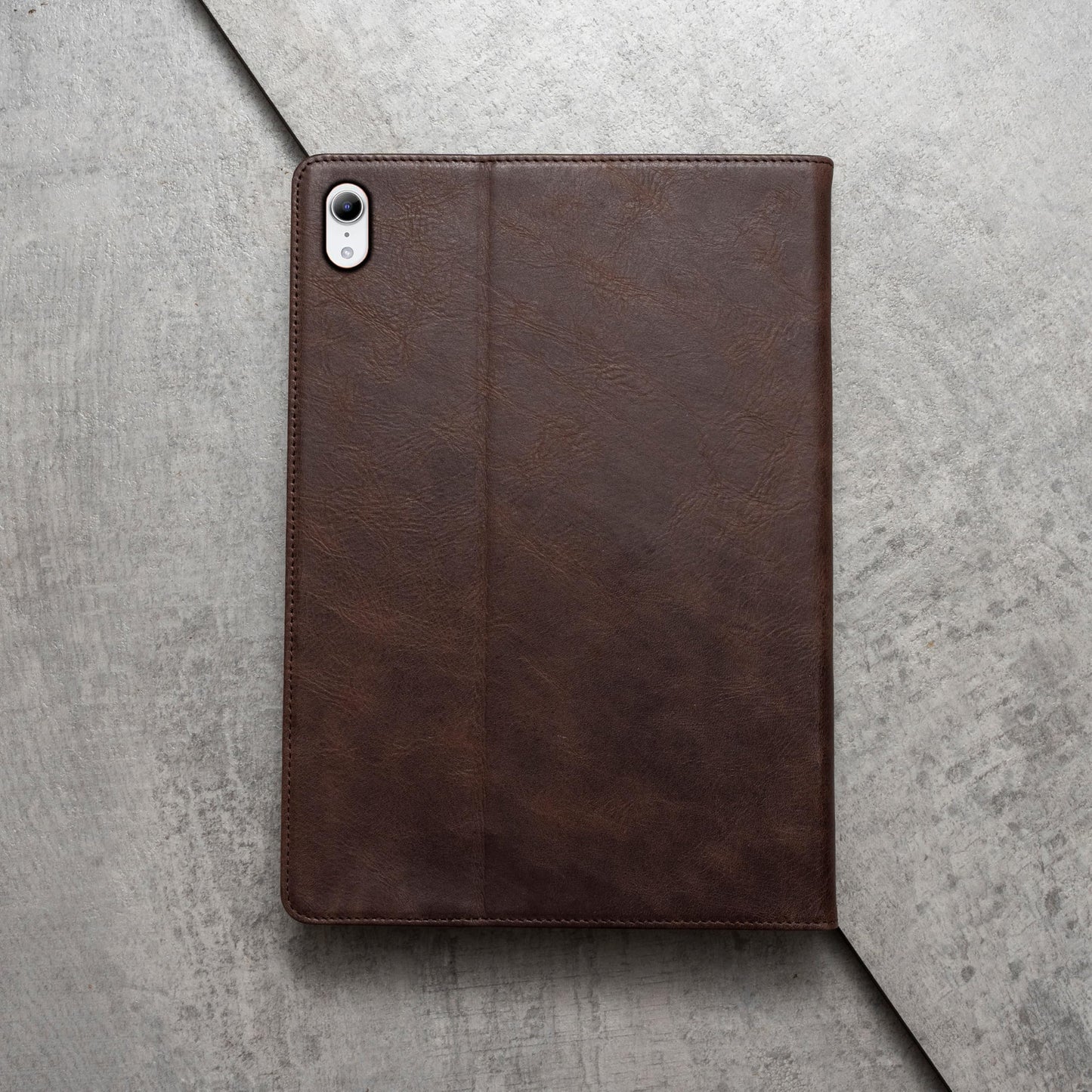 Porter Riley - Leather Case Compatible with iPad Air 11" M4 (2026), M3 (2025) & M2 (2024). Premium Genuine Leather Stand/Cover/Flip Case (Chocolate Brown)
