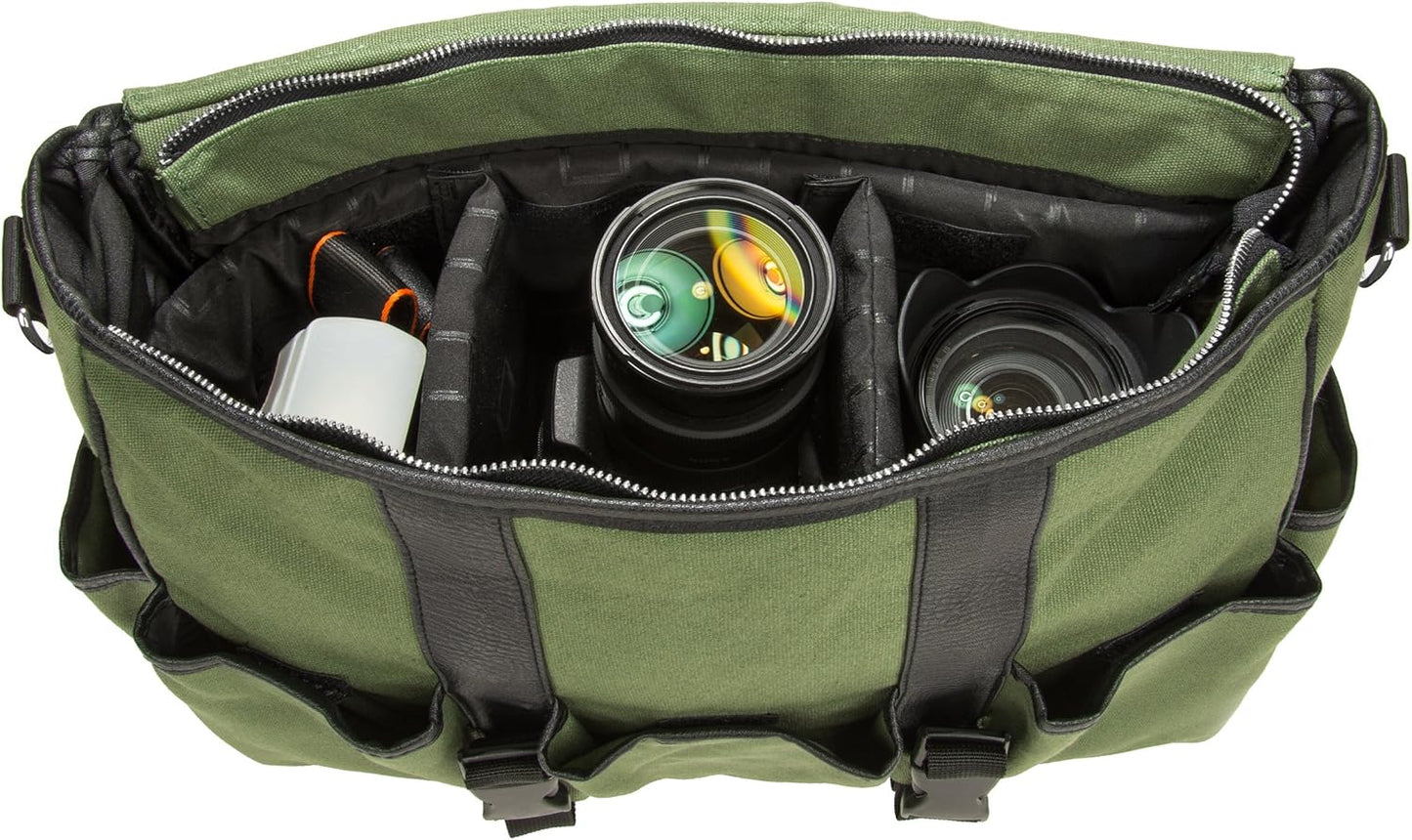 Lencca Waterproof Camera Bag with Laptop Compartment for Canon EOS DSLR and Mirrorless Cameras