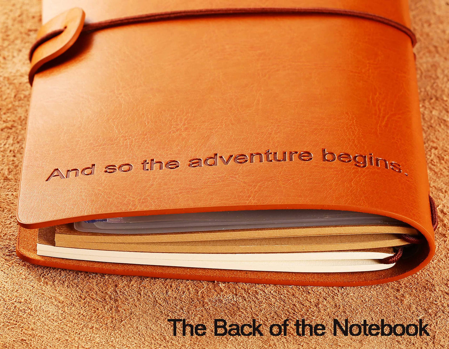 FYSIA And So Gift the Adventure Begins-Bride Bridal Shower Gift-Little Notes for the Big Day-Planning Notebook-Refillable Photo Diary Journal Notebook-Wedding Checklist Record Present