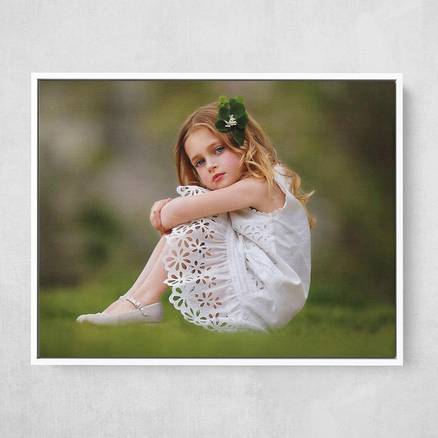 P&L ART Personalized Custom Canvas Prints - Transform Your Photos into Stunning Wall Art | 18x24" White