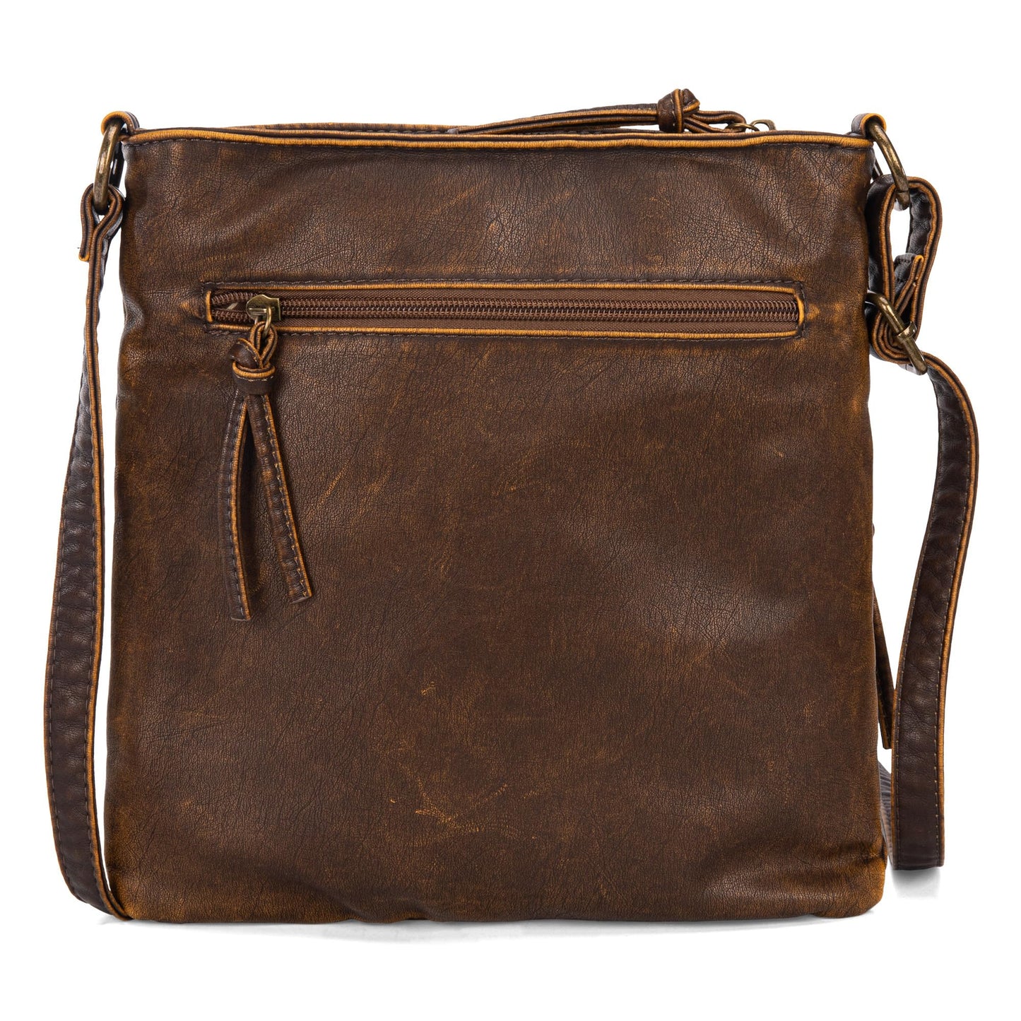 Montana West Crossbody Bags for Women Shoulder Purse and handbags Medium Multi Pocket Travel Bag,MWC-252BR