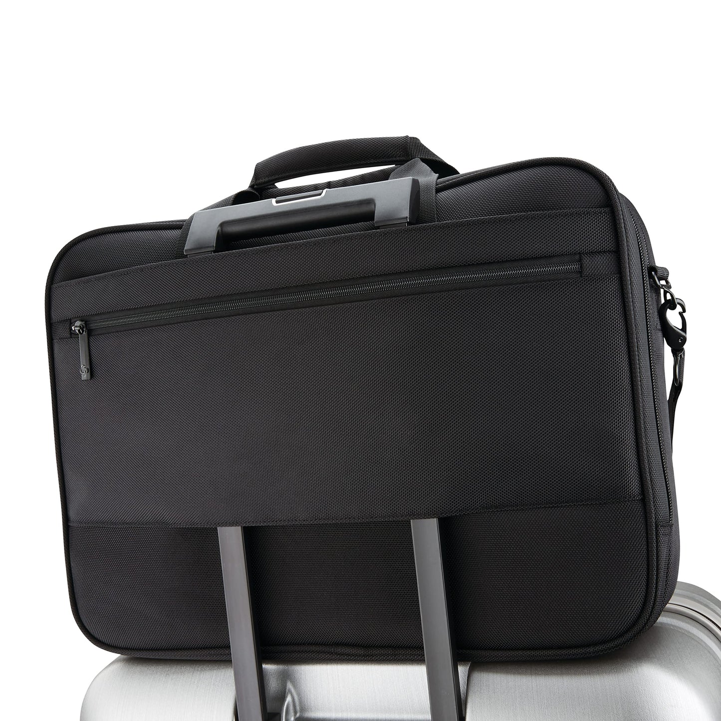 Samsonite Classic 2.0 15.6 TSA 2 Compartment Briefcase, 15.6 inch, Black