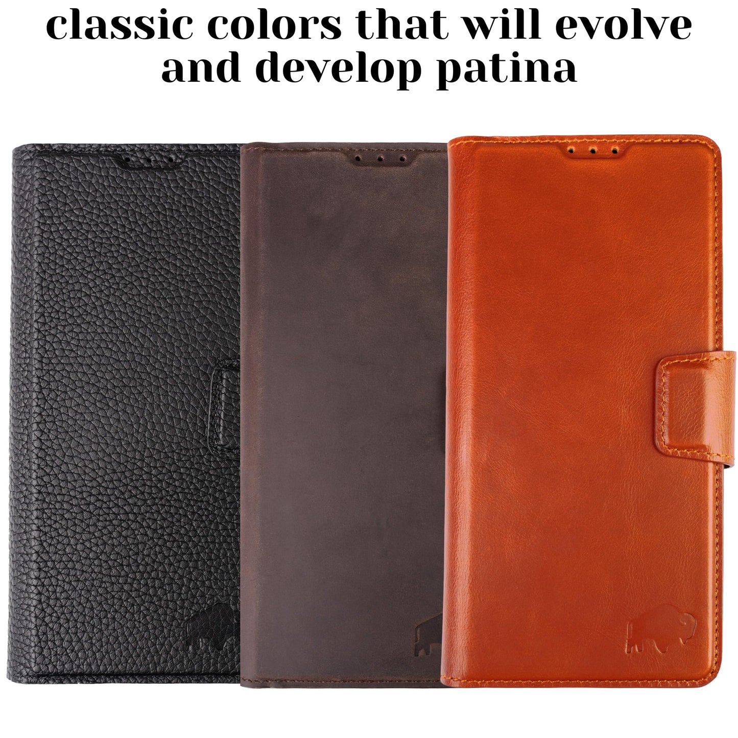 BLACKBROOK Wallet Case for Samsung S26 Ultra – Carter 2-in-1 Detachable Folio for MagSafe, Full Grain Leather, 4 Card Slots, Cash & ID Pockets, RFID Protection