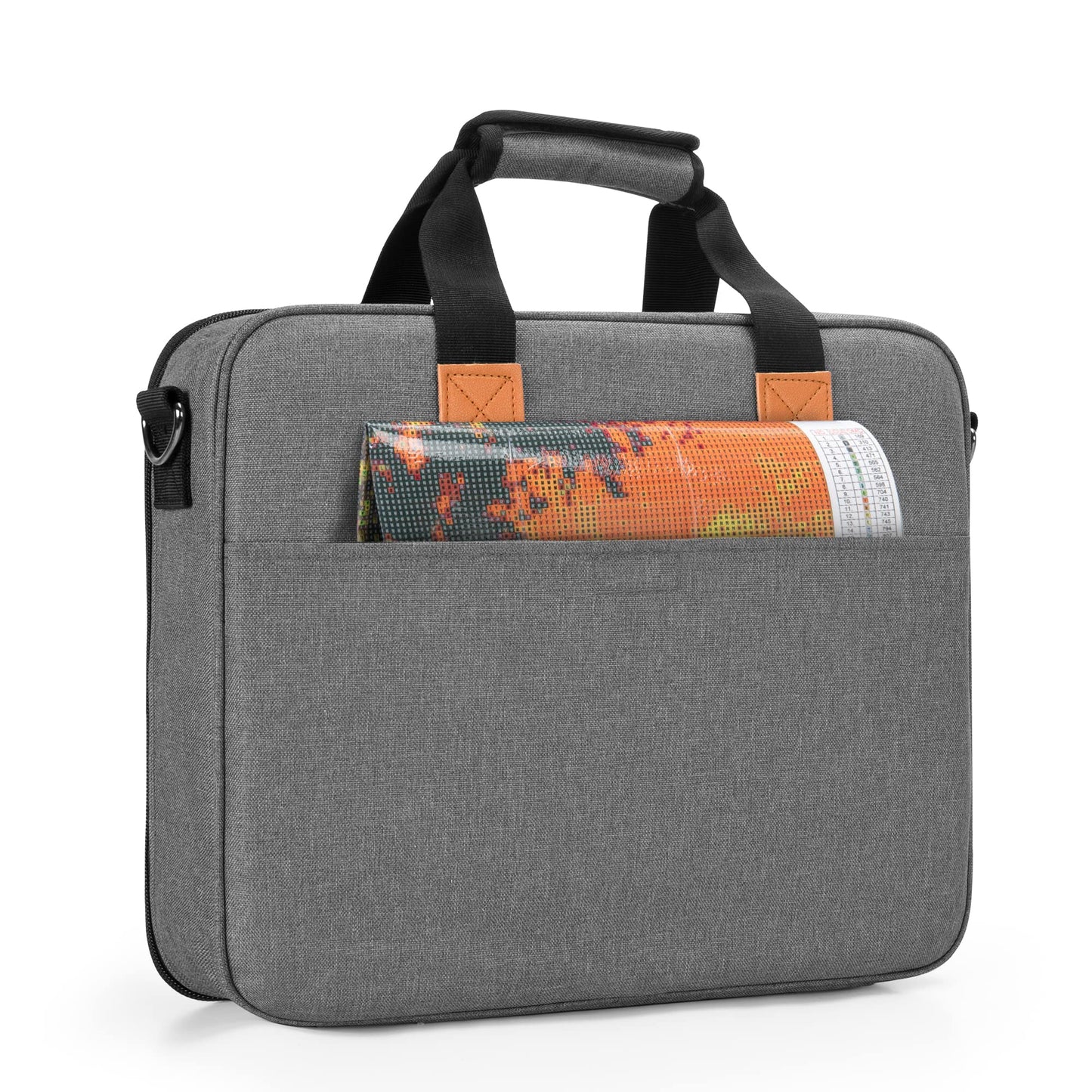 LUXJA Carrying Bag for A4 Light Pad and Diamond Painting Tools, Protective Case for Diamond Painting Light Box and Accessories (Fits for A4 Light Pad), Gray (Bag Only)