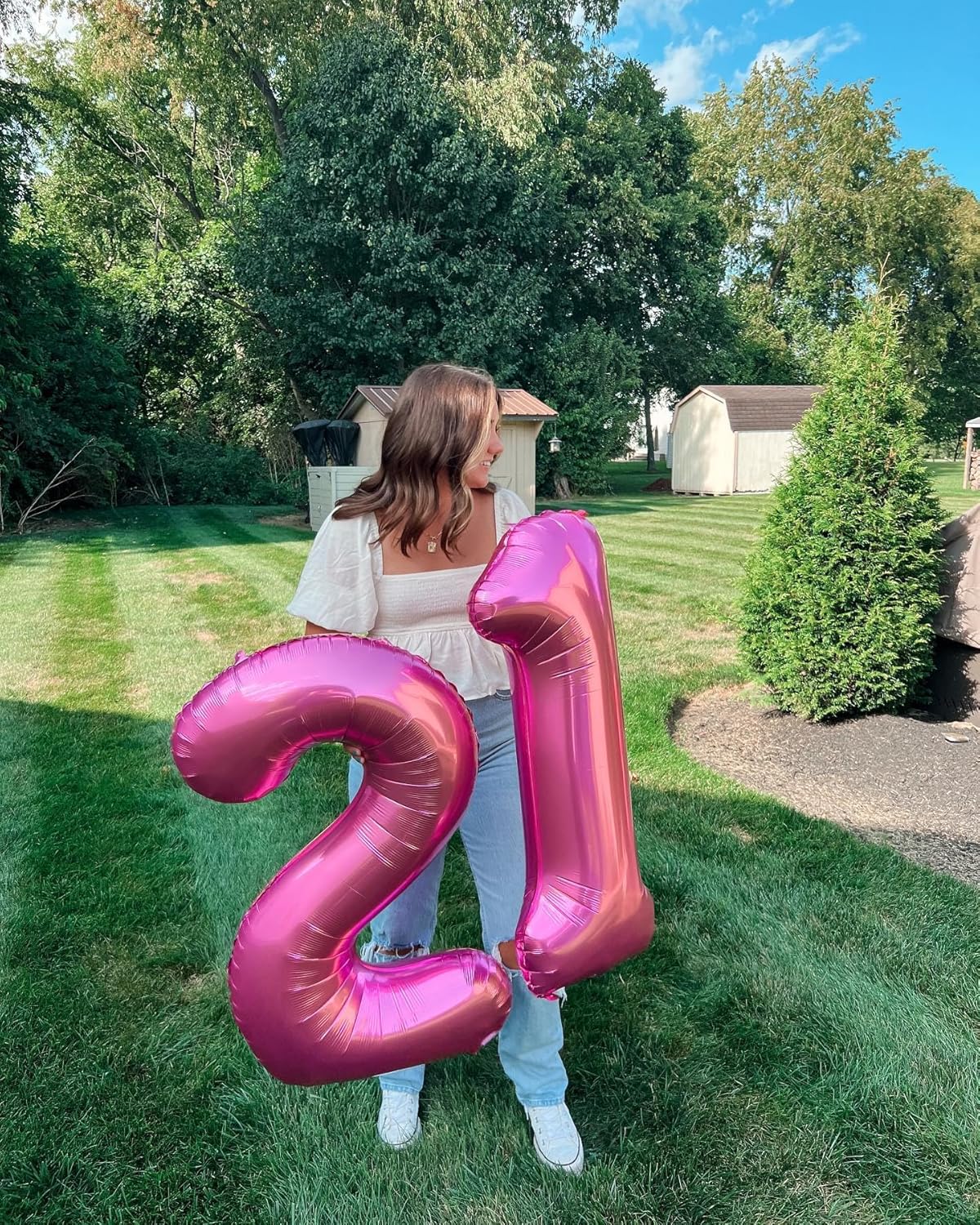 Pink Number Balloon by [Brand Name] - 40 Inch 0 Balloon for Birthday Decorations | Perfect Party Supplies for Women
