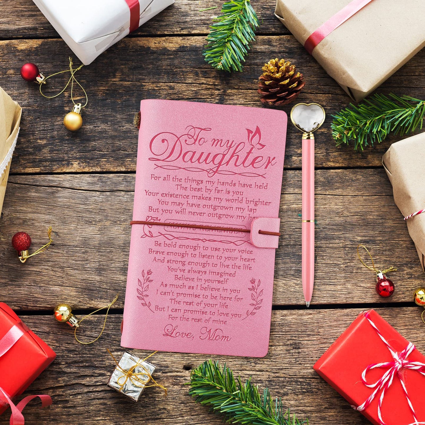 PRSTENLY Daughter Leather Journal+ Christian Leather Journal