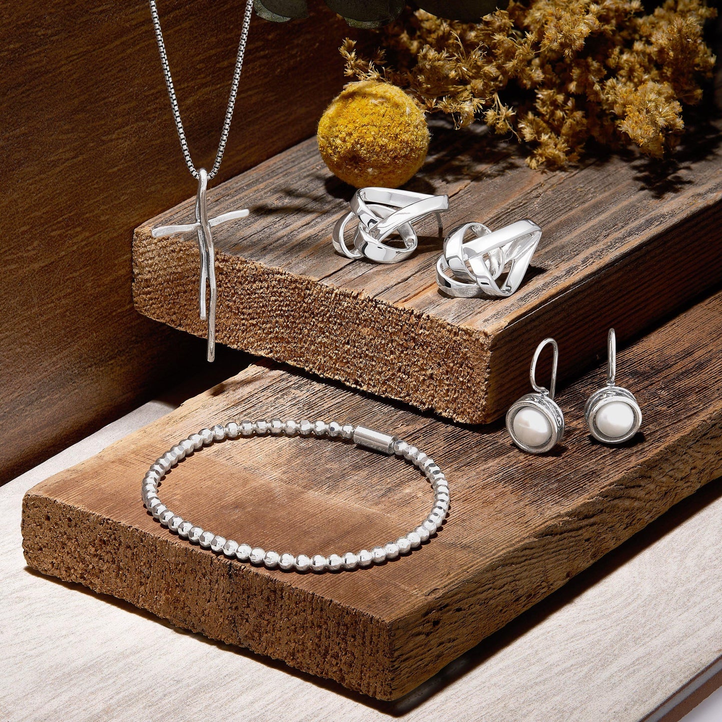 Silpada Freshwater Pearl Drop Earrings for Women, .925 Sterling Silver Dangle Earrings, 8mm